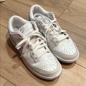 Nike Classic White Lace-Up Sneakers DUNKS